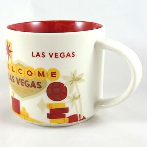 Starbucks Las Vegas YOU  ARE HERE Coffee Tea Mug Collection 14 FL Oz